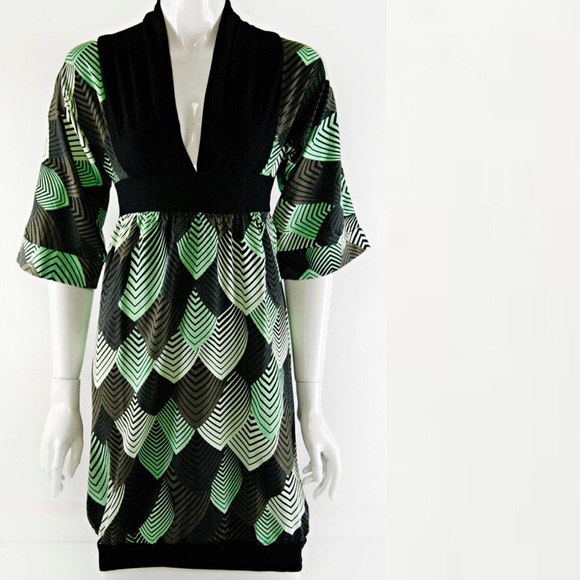 Skunkfunk Kimono Knit Sheath Dress - Picture 1 of 5